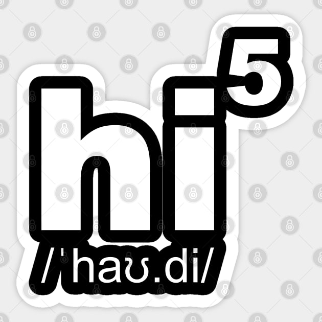 High Five Sticker by IconsPopArt